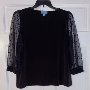 Cece Black Blouse